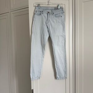 AG Adriano Goldschmied Light Wash Straight Leg Jeans